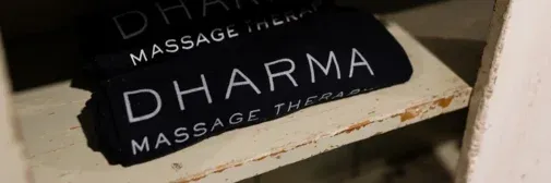Folded Dharma Massage towels
