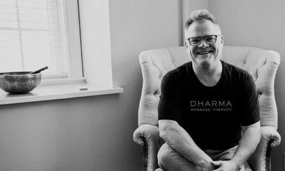 Mark Heilshorn, massage therapist at Dharma Massage