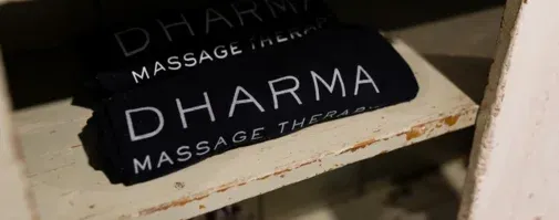 Folded Dharma Massage towels
